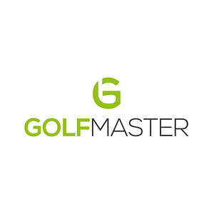 Golf logo ontwerp negative space