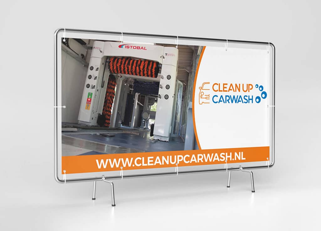 Clean Up Carwash - Zeildoek design