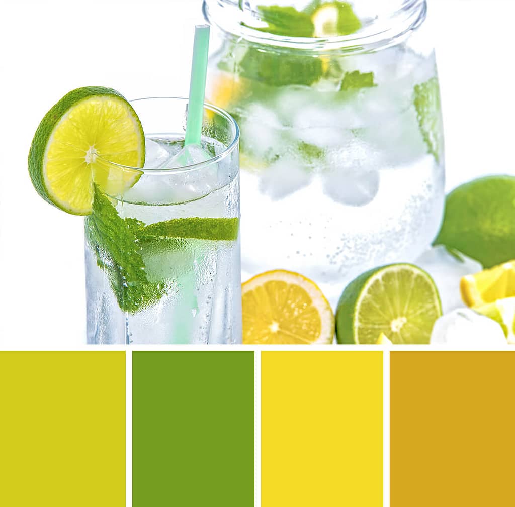 kleureninspiratie: drankje met citrusvruchten