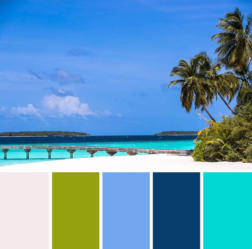 kleurinspiratie: strand