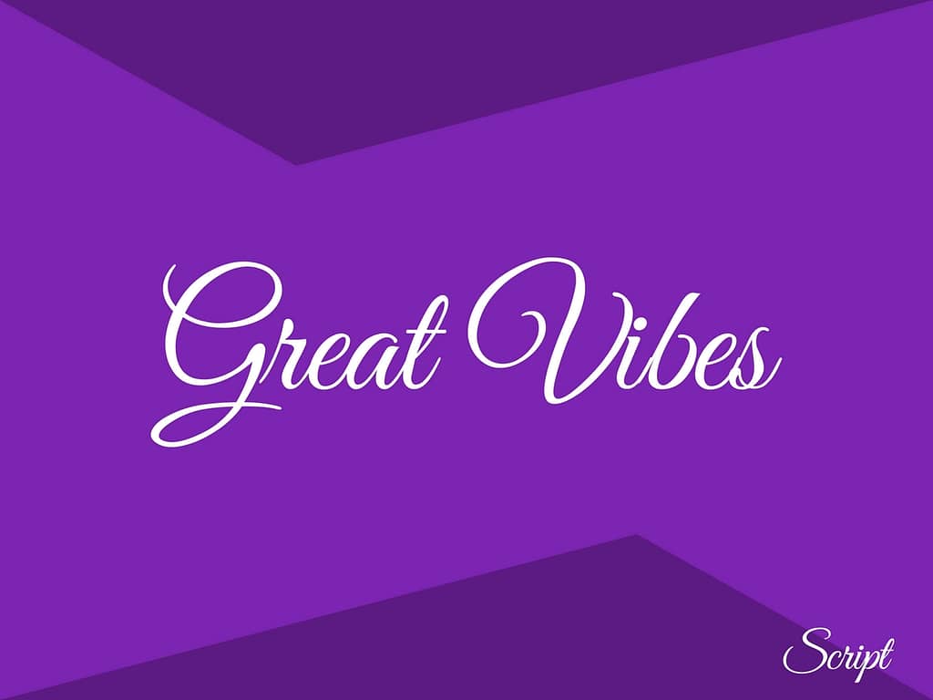 great vibes gratis fonts