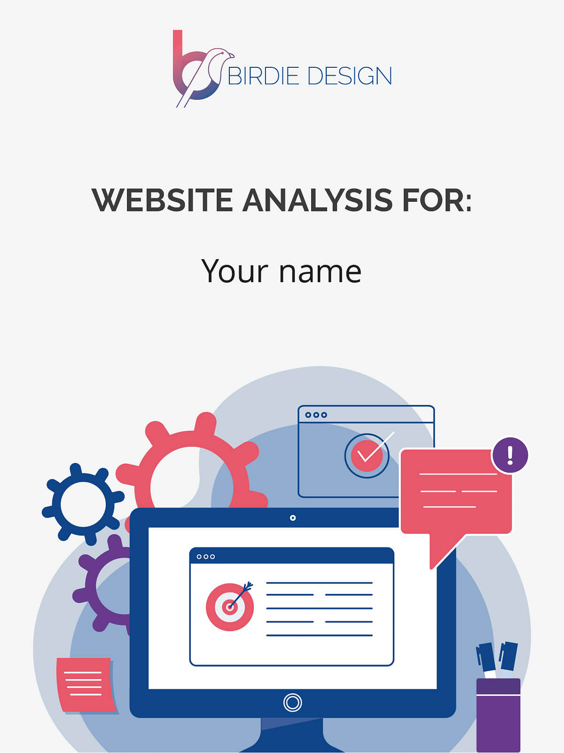 free website analysis by Birdie Design