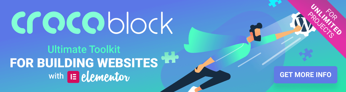 Crocoblock WordPress en Elementor plugins