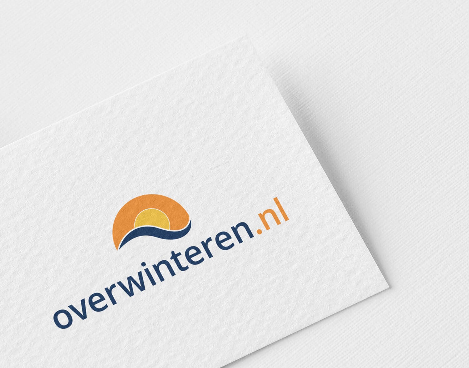 Overwinteren.nl - zonnig logo-ontwerp