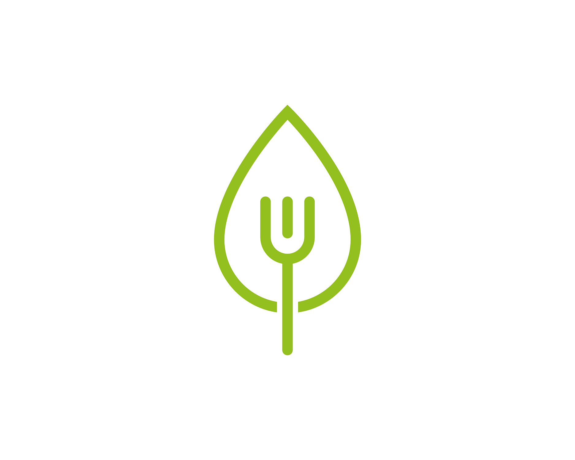 dietist modern logo ontwerp