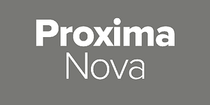 proxima nova - lettertypes voor een minimalistisch logo ontwerp