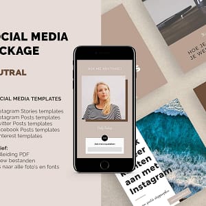 social media package - 60 social media templates