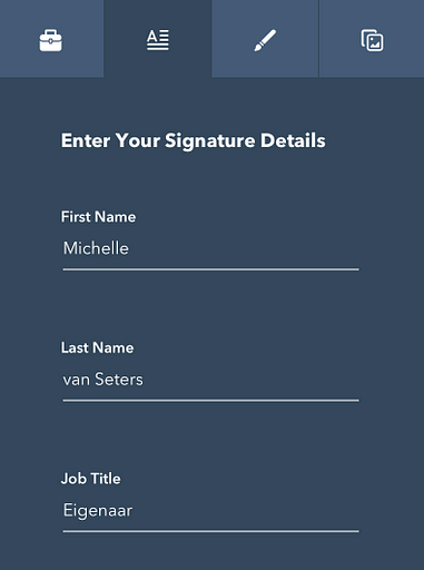 professionele digitale handtekening maken