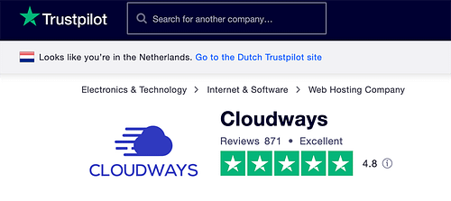 cloudways hosting trustpilot reviews
