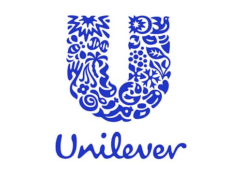 unilever logo met de kleur blauw
