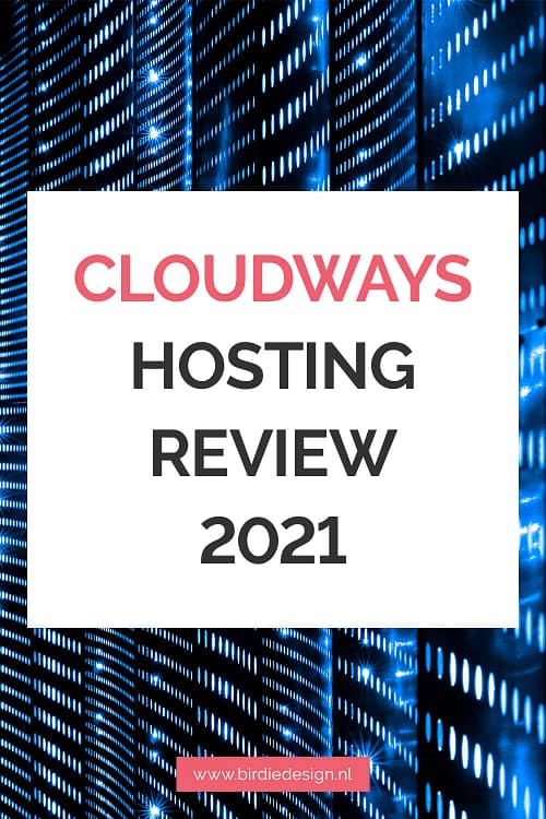 cloudways hosting review pinterest afbeelding