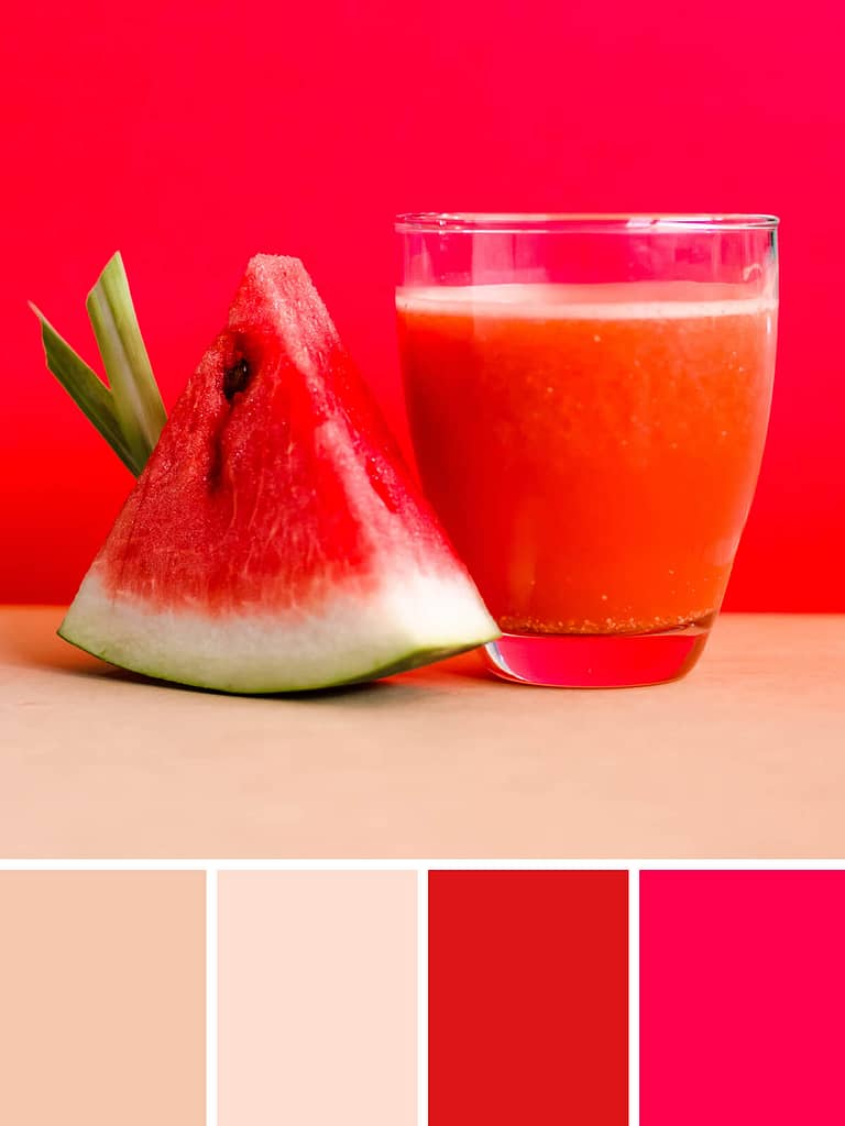 kleurenschema's: watermeloen